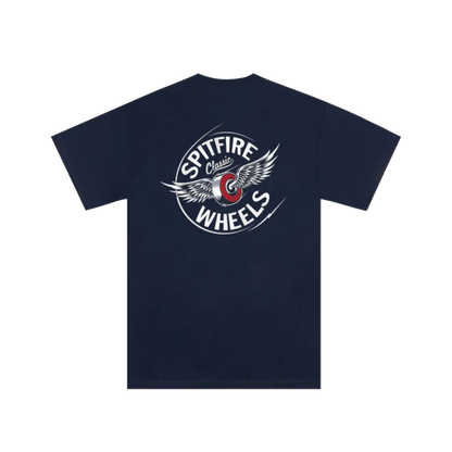 Spitfire Flying Classic Tee - Navy / White / Red