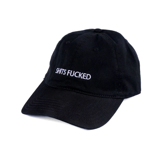 Designer Trash "Shits Fucked" Hat - ( Black )