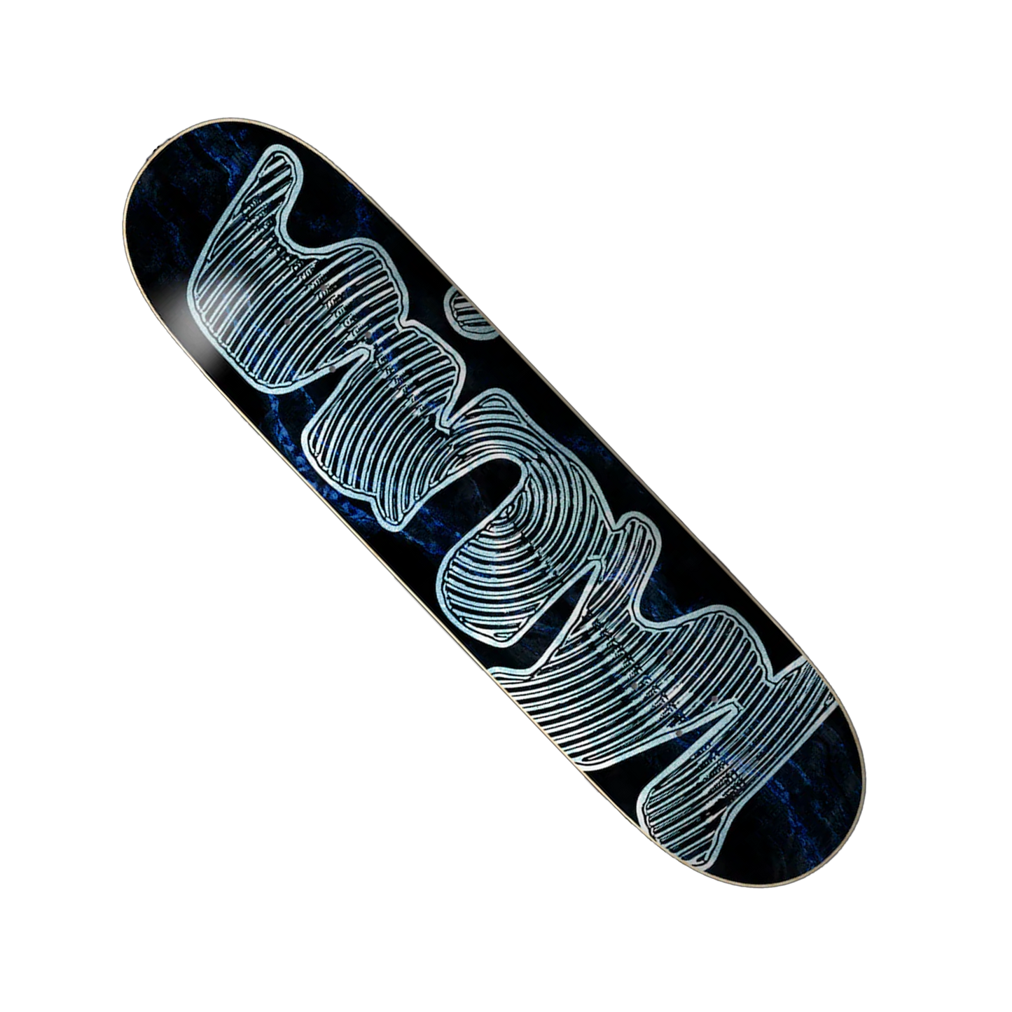 Vinyl "Spiral Blue Marble" Deck - 8.25