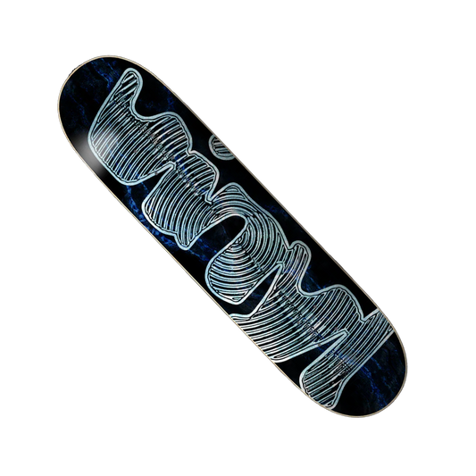 Vinyl "Spiral Blue Marble" Deck - 8.125