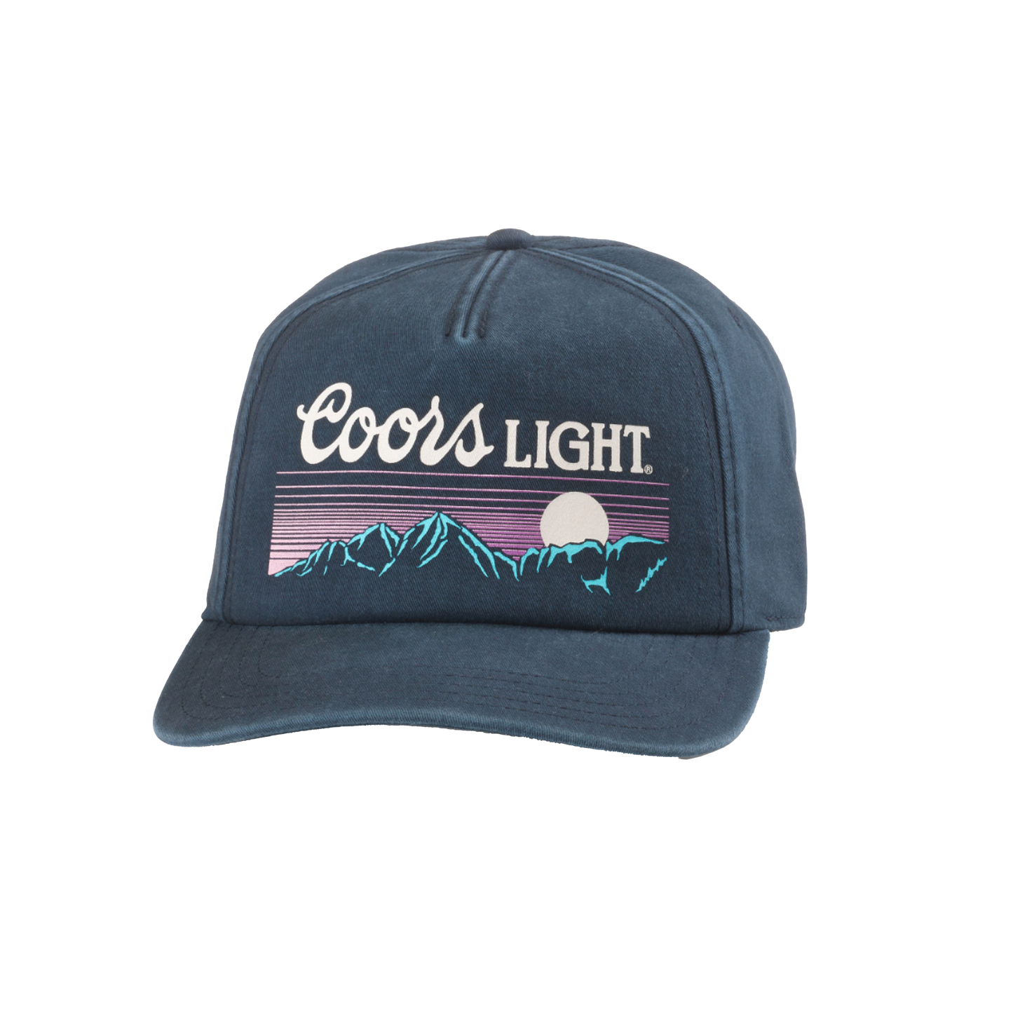 American Needle - Coors Light "Mountain Sunset" Snapback Hat - ( Navy )