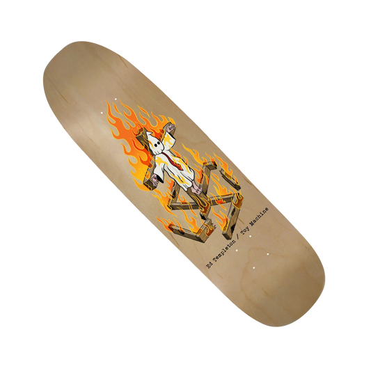 Toy Machine Ed Templeton "Charred Cross" Deck - 9.0