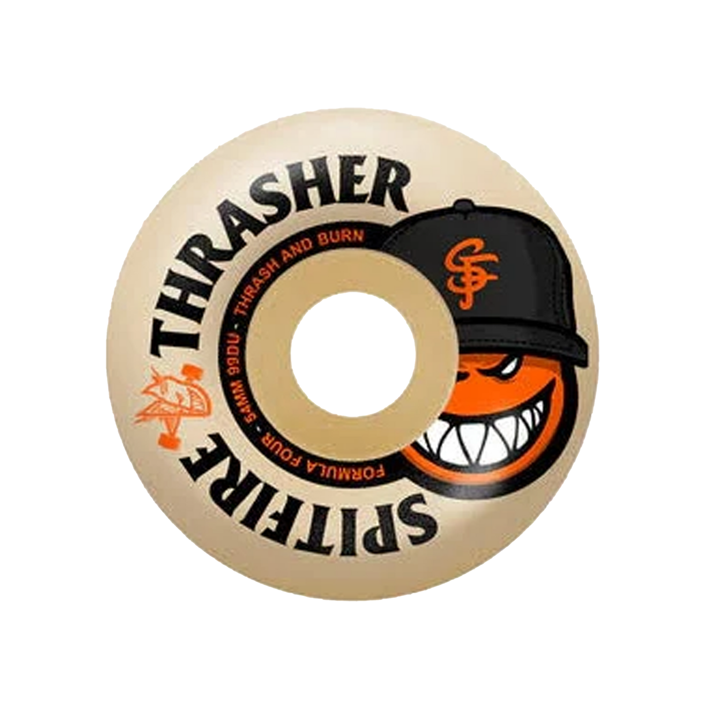 Spitfire x Thrasher "The City" Formula Four Radial Full Wheels 99 Duro - 54mm -  SET