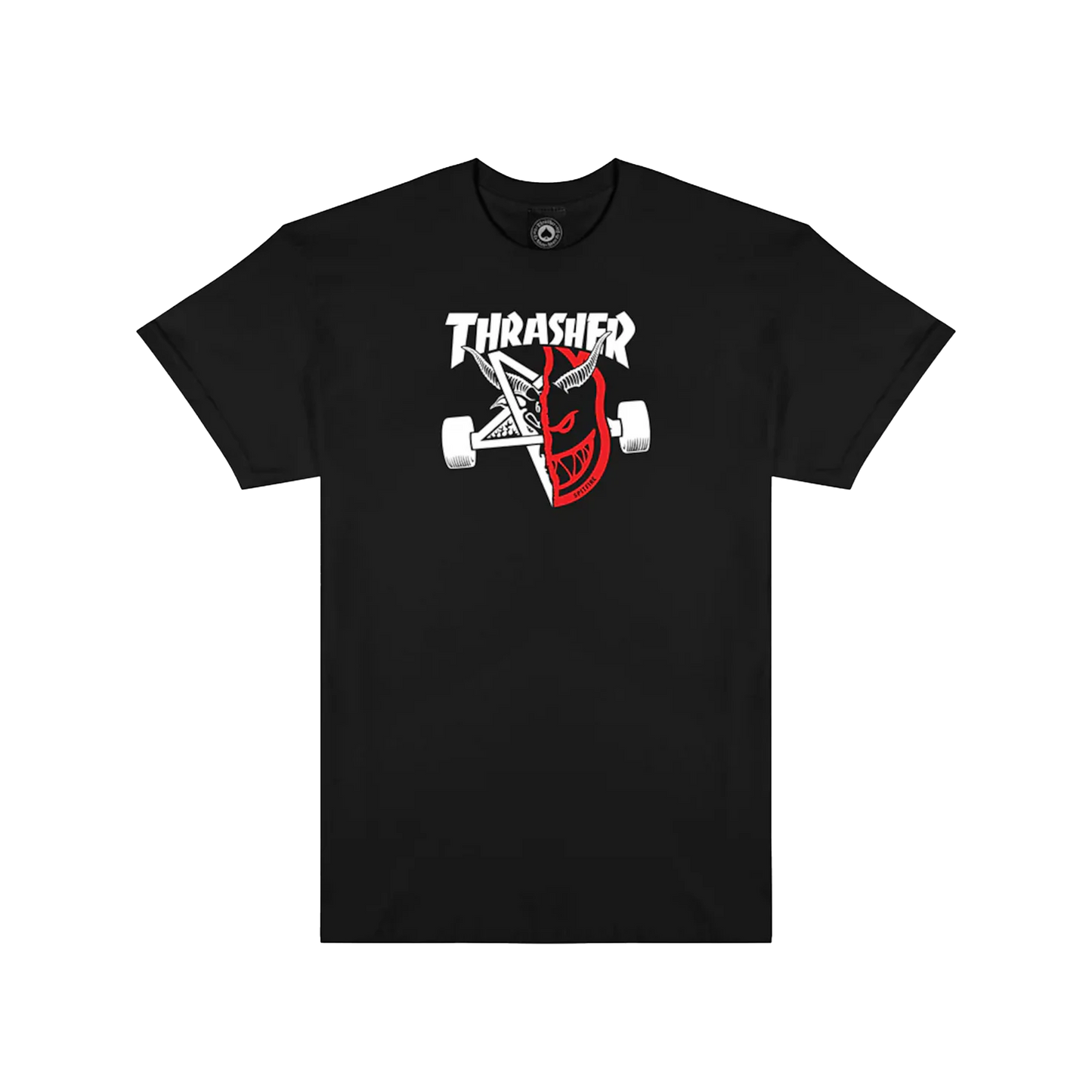 Thrasher x Spitfire Tee - ( Black )