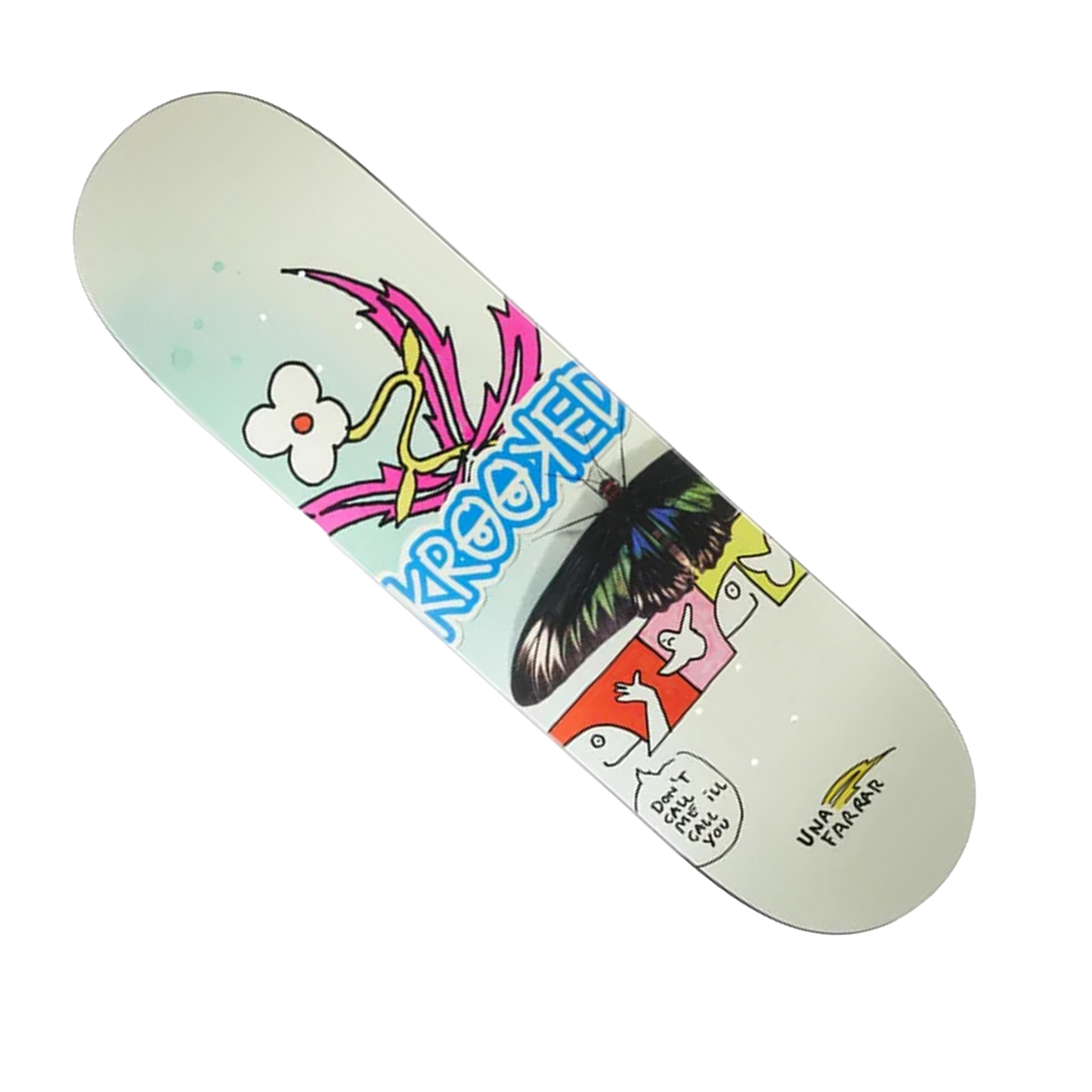 Krooked Una Farrar "Butterfly Call" Deck - 8.5