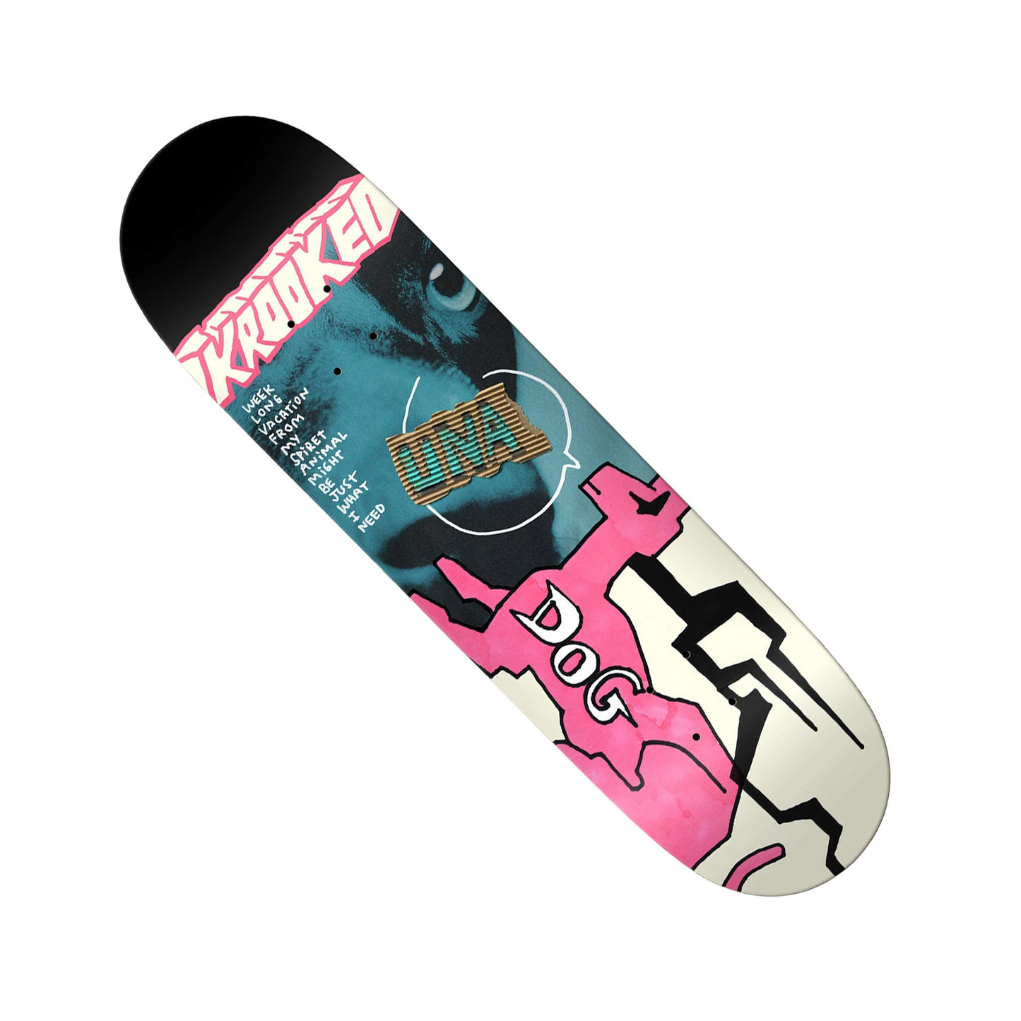 Krooked Una Farrar "Spiret Animal" True Fit Deck - 8.5