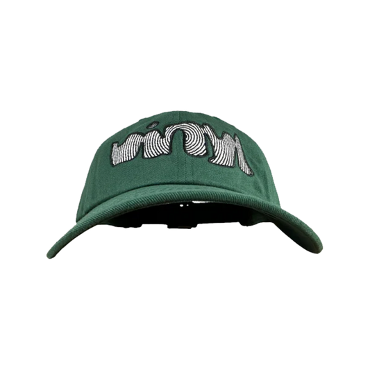 Vinyl Spiral Dad Hat - ( Green )