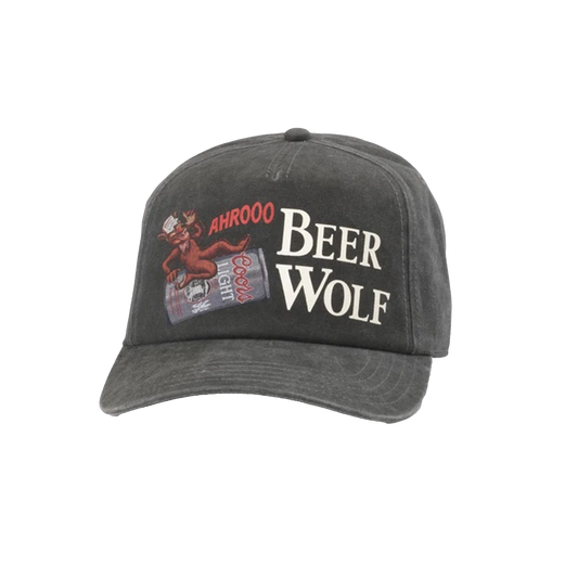 American Needle - Coors Light "Beer Wolf" Snapback Hat - ( Black Wash )