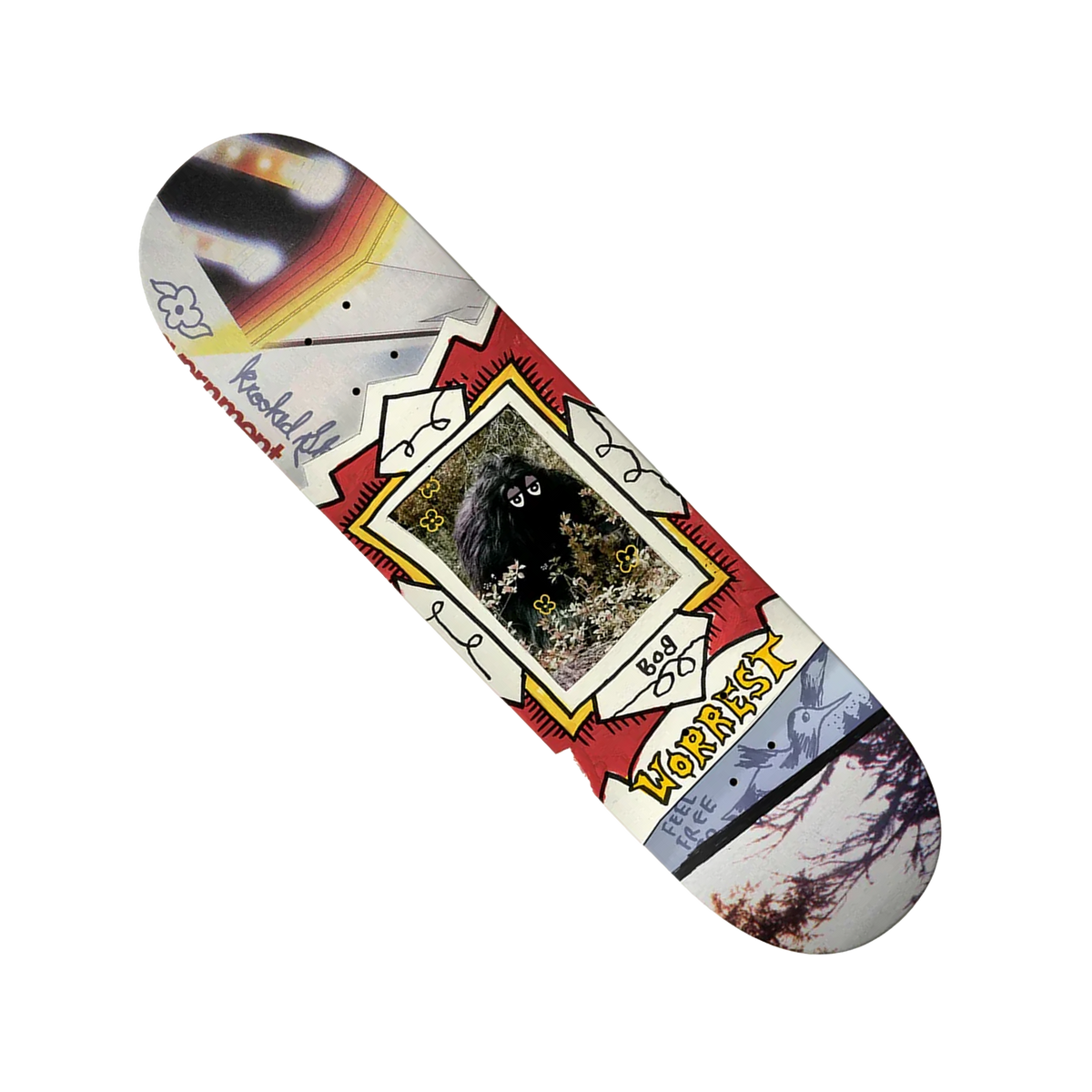Krooked Bobby Worrest "Bigfoot" Twin Tail Deck - 8.75