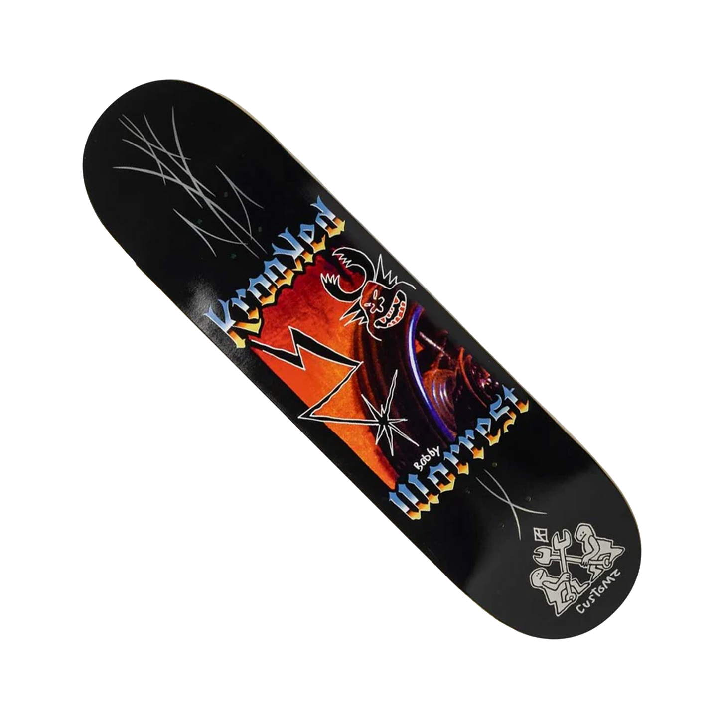 Krooked Bobby Worrest "Charm" Slick Twin Tail Deck - 8.38