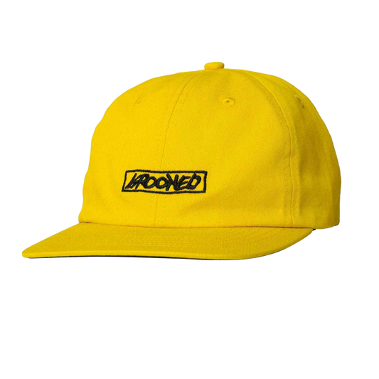 Krooked "Moonsmile Script" Strapback Hat - Yellow/Black