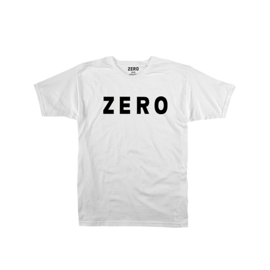 Zero Army Tee - White / Black