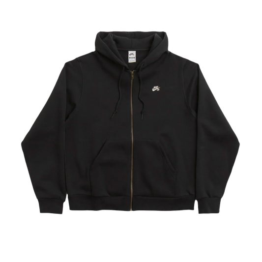 Nike SB - Essentials Embroidered Zip Up Hoodie - ( Black )